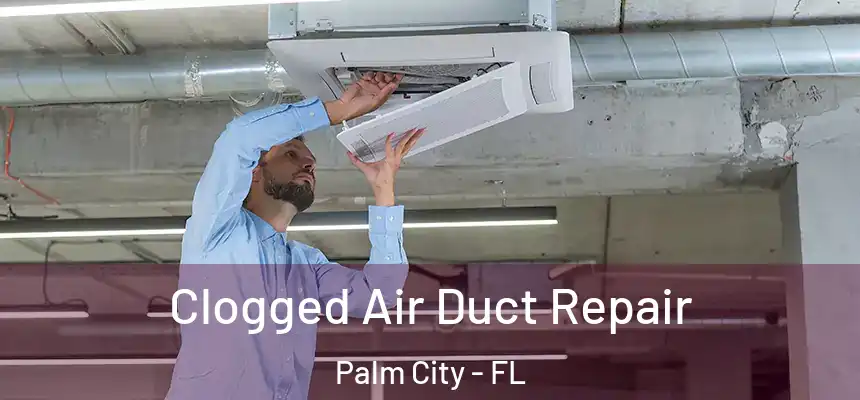  Clogged Air Duct Repair Palm City - FL